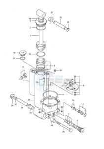 DF 40 drawing Power Trim