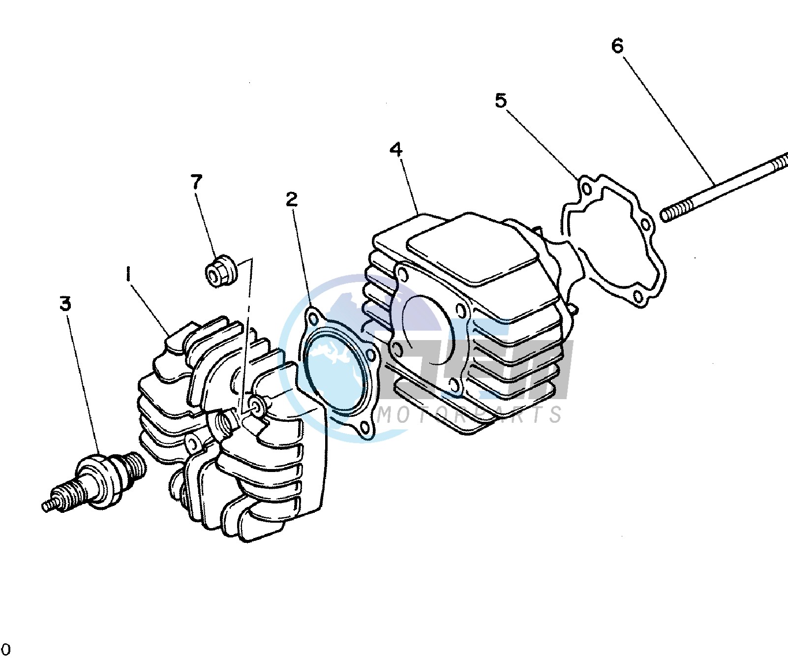 CYLINDER AND HEAD