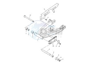 XJR 1300 drawing REAR ARM SUSPENSION