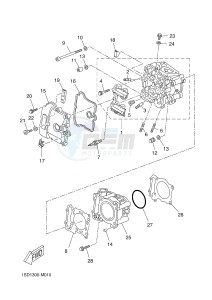 YPR400RA XMAX 400 ABS EVOLIS 400 ABS (1SD3) drawing CYLINDER