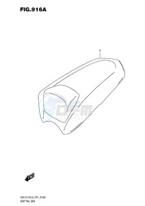 GSX-S125 MLX drawing SEAT TAIL BOX (OPTIONAL)