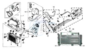 JOYRIDE 200i drawing RADIATOR