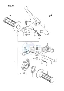 RM125 (E3) drawing HANDLE SWITCH (N P R)