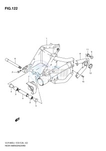 VLR1800 (E3-E28) drawing REAR SWINGING ARM