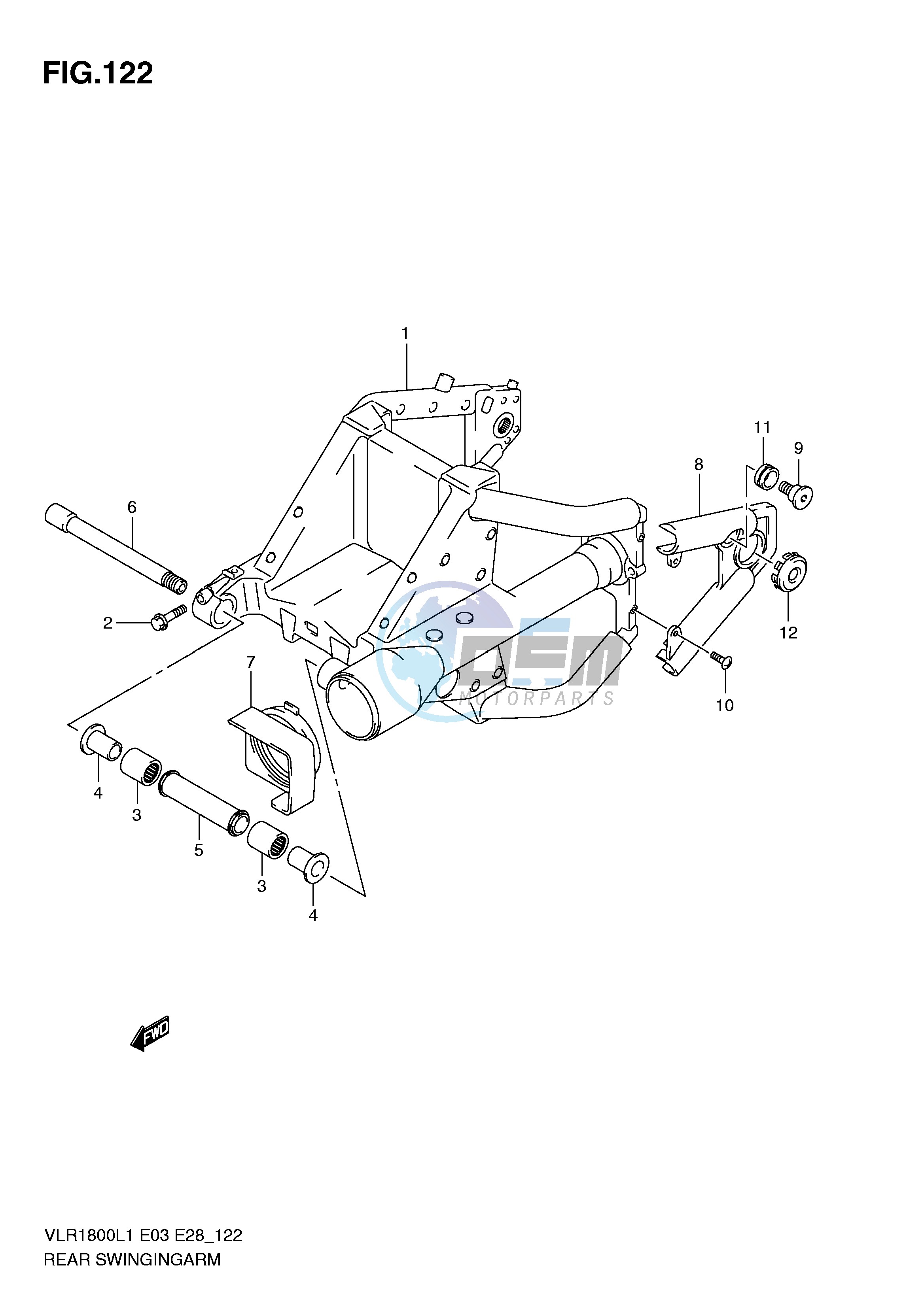 REAR SWINGING ARM