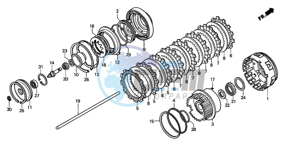 CLUTCH (GL1800A1/A2/A3)