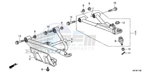 TRX420FA5G TRX420F Europe Direct - (ED) drawing FRONT ARM