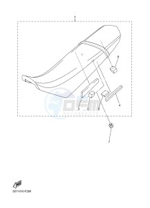 WR250X (32DP) drawing SEAT