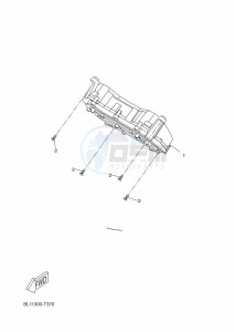 YP125RA XMAX 125 TECH MAX (B9Y5) drawing METER