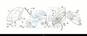 CRUISYM a 125i ABS (LV12W2-EU) (E5) (M1) drawing SEAT - LUGGAGE BOX