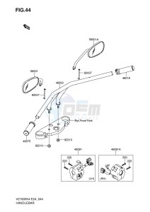 VZ1600 (E24) drawing HANDLEBAR