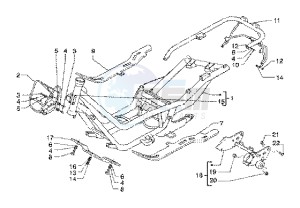 X9 125 SL drawing Chassis