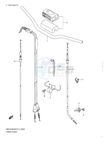 RM-Z 450 drawing HANDLEBAR L1