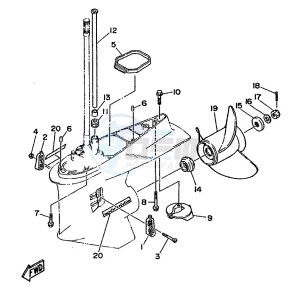 L250AET drawing LOWER-CASING-x-DRIVE-2