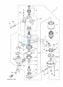 FL200BETX drawing STARTER-MOTOR