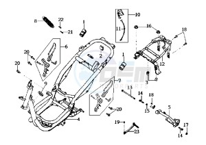 EURO MX E2 - 125 cc drawing FRAME