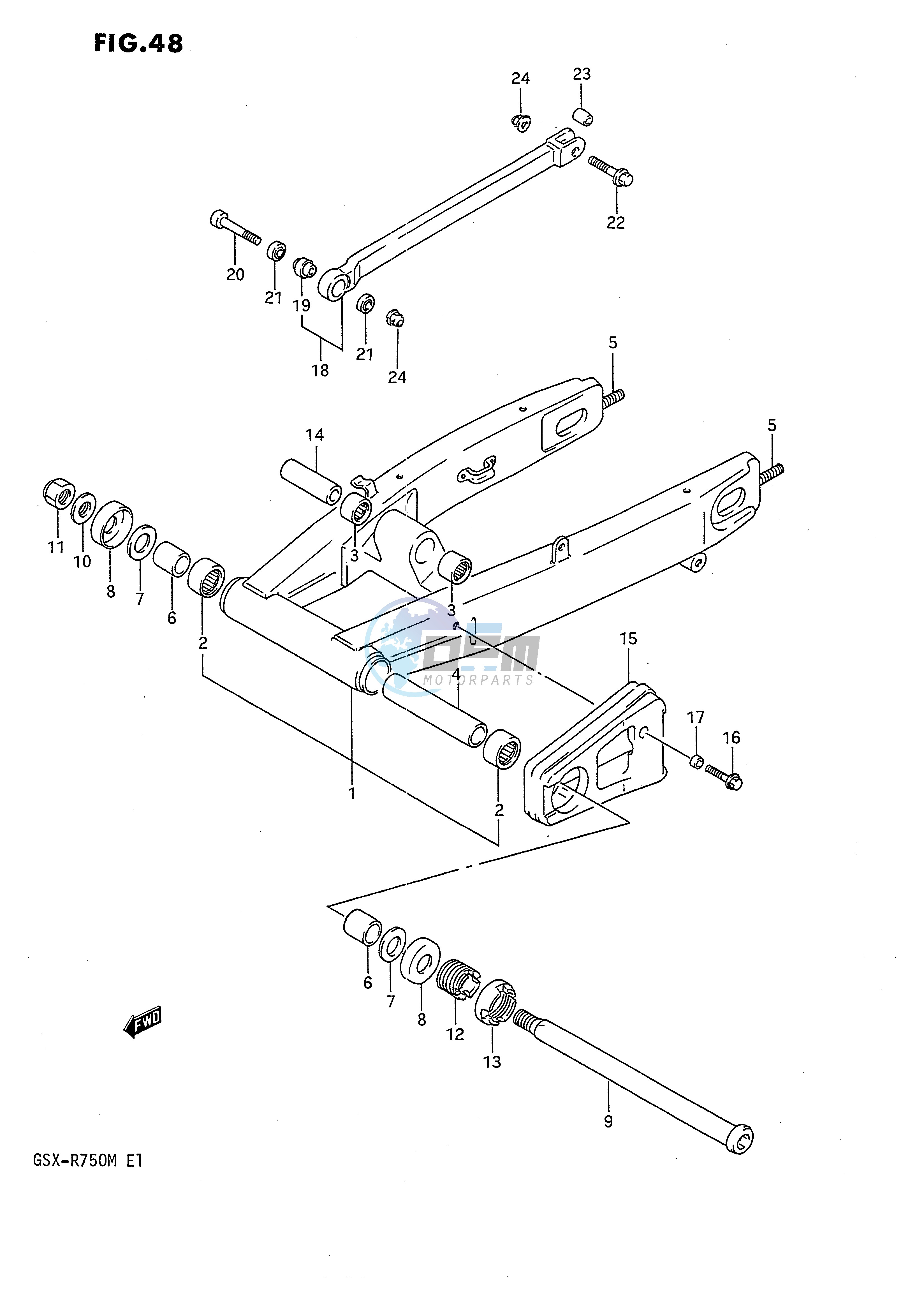 REAR SWINGING ARM