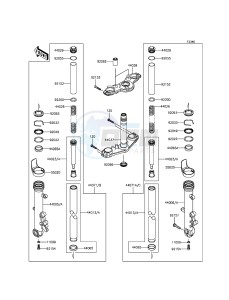 ER-6F EX650EFF XX (EU ME A(FRICA) drawing Front Fork