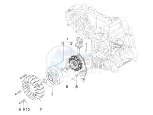 Typhoon 125 4T 2V E3 (NAFTA) drawing Flywheel magneto