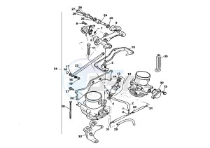 RAPTOR 1000 drawing FUEL INJECTION