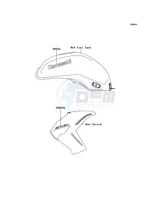 ER-6N ER650CBF GB XX (EU ME A(FRICA) drawing Decals(Orange)(P.White)