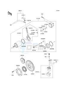 KSV 700 A [KFX 700] (A6F-A9F) A8F drawing STARTER MOTOR-- A7F_A8F- -