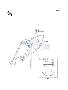 KX250 KX250R6F EU drawing Accessory