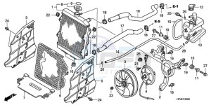 TRX420FMA Europe Direct - (ED / 2ED 4WD) drawing RADIATOR