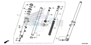 NC700SC drawing FRONT FORK