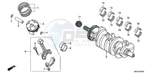 CBR600FAC drawing CRANKSHAFT/PISTON