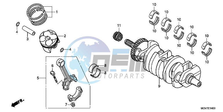 CRANKSHAFT/PISTON