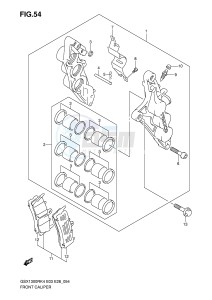 GSX1300R (E3-E28) Hayabusa drawing FRONT CALIPER