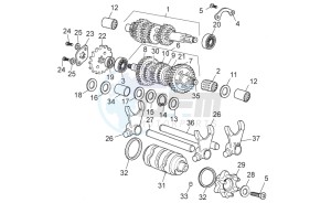 Off Road RX_50_ (CH, EU) drawing Gear box