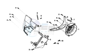 FIDDLE III 125I (XA12W2-EU) (L7-M0) (E4) drawing SHROUD ASSY