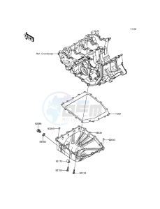 NINJA_ZX-6R ZX600REF FR GB XX (EU ME A(FRICA) drawing Oil Pan