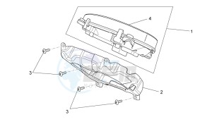 Scarabeo 125-200 ie Light drawing Dashboard