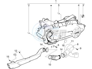 Zip 100 4T 2011-2014 (VieTnam) drawing Crankcase cover - Crankcase cooling