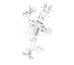 XP T-MAX BLACK MAX-NIGHT MAX 500 drawing STEERING STEM