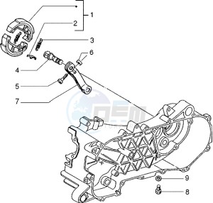 Zip 50 SP drawing Brake lever