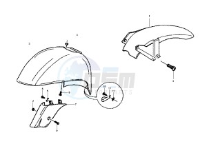 GRANTURISMO 125-200 drawing Mudguard