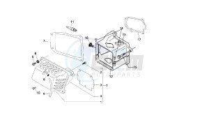 BOULEVARD - 100 CC 4T drawing COVER, CYLINDER HEAD