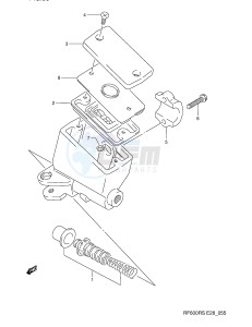 RF600R (E28) drawing FRONT MASTER CYLINDER