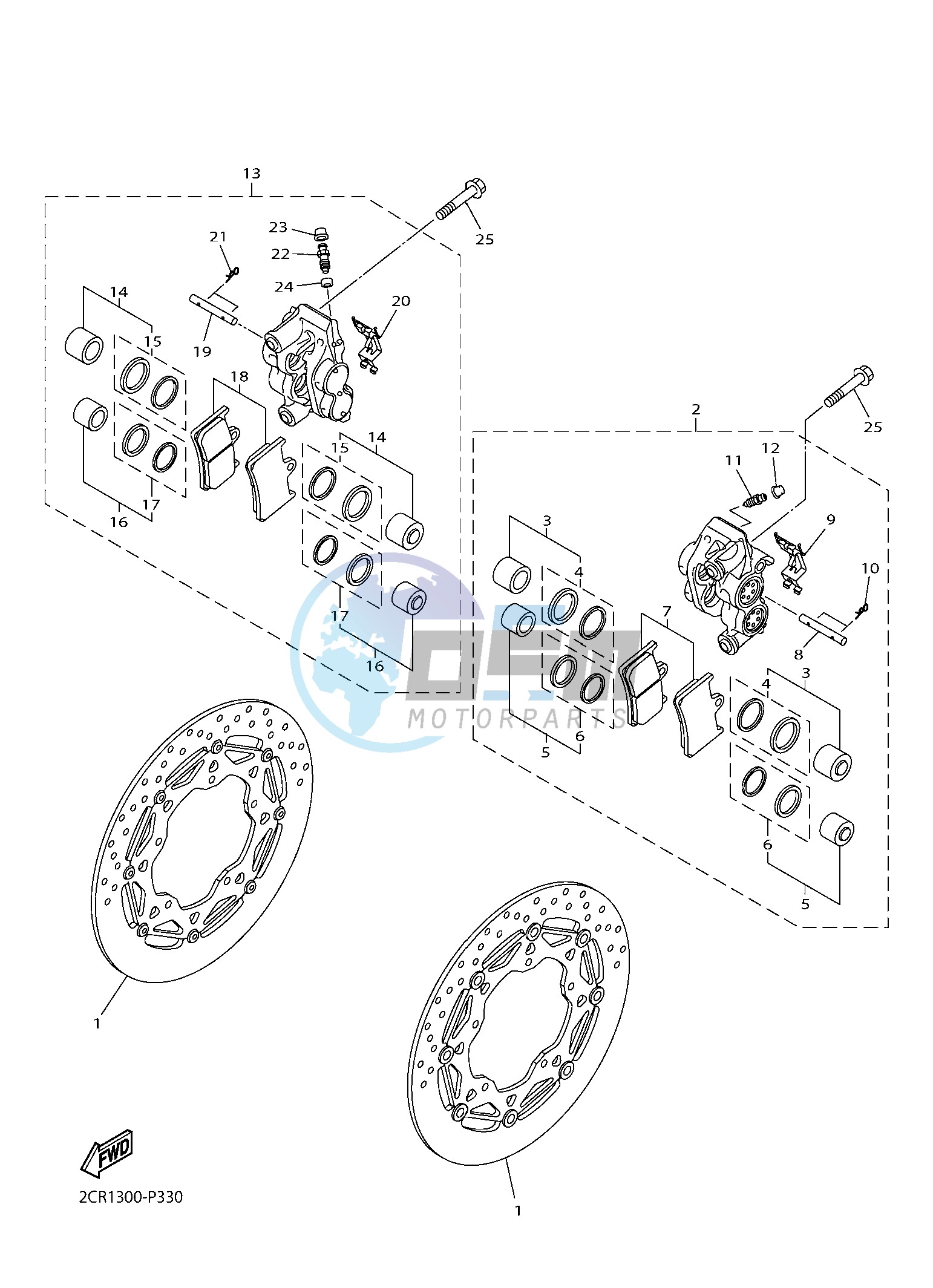 FRONT BRAKE CALIPER