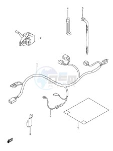 DR350 (E3) drawing WIRING HARNESS