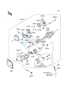 MULE_600 KAF400B7F EU drawing Starter Motor