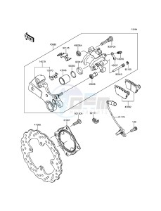 NINJA_ZX-6R_ABS ZX636FEF FR GB XX (EU ME A(FRICA) drawing Rear Brake