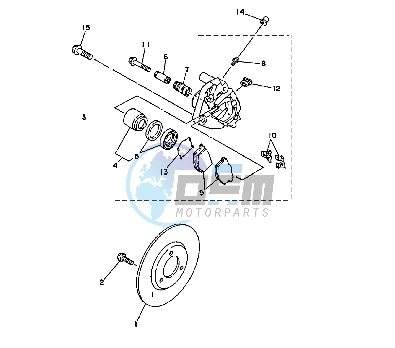 FRONT BRAKE CALIPER