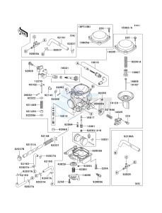 VN 800 A [VULCAN 800] (A10-A11) [VULCAN 800] drawing CARBURETOR