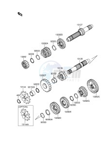 RM-Z250 (E28) drawing TRANSMISSION