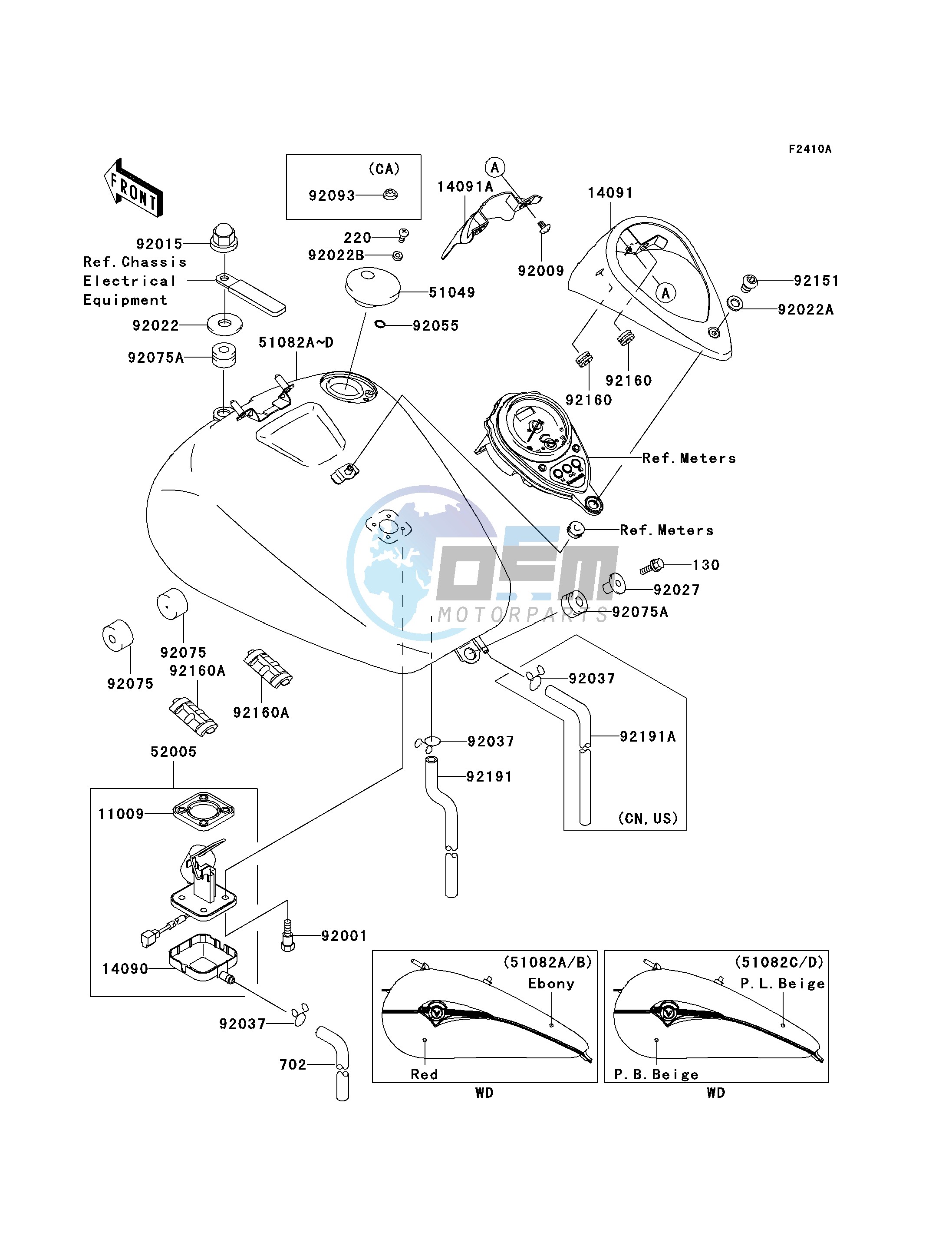 FUEL TANK -- VN1500-L3- -